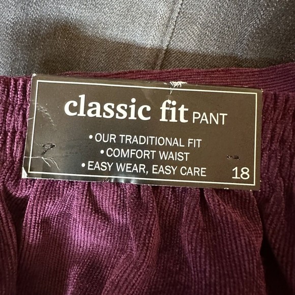 Alfred Dunner Pants Size 18 Classic Traditional Comfort Proportioned Short NEW - Picture 7 of 7